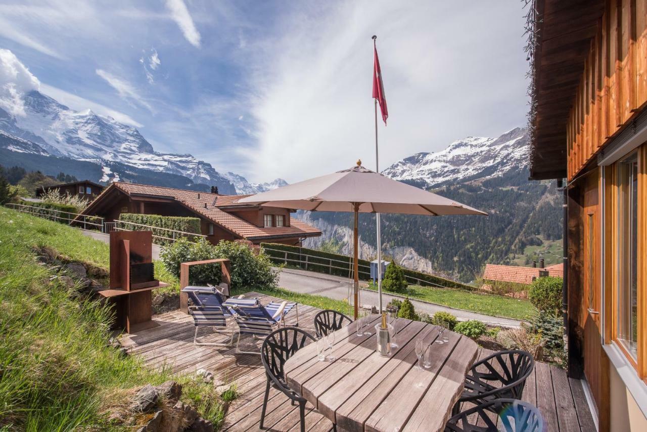Schweizerheim Residence 11 Wengen Bagian luar foto